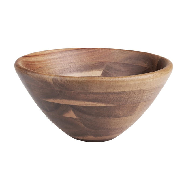 Acacia Wood Bowl 203mm Diameter x 100mm Height | Olympia