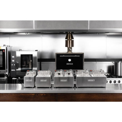 Single Electric Fryer | Buffalo | 3L Tank | 2000W | Stainless Steel 10