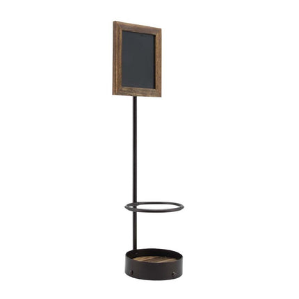 Wine Bottle Display with Chalkboard Frame | Securit 4