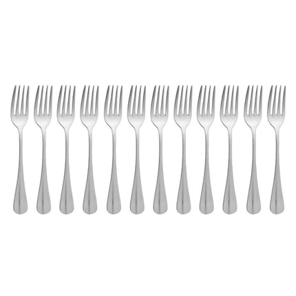 Dessert Forks Polished 18/0 Stainless Steel | Olympia Baguette | 12 Pieces 3