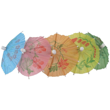 Assorted Color Paper Cocktail Umbrella Picks 17cm