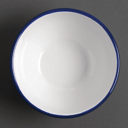 Enamel Pudding Bowls 15.5cm | Olympia | 6 Pieces 2