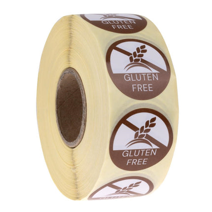 Reusable Gluten-Free Food Labels | Hygiplas | 1000 Pieces 3