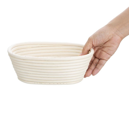 Oval Rattan Proofing Basket 210x150x80mm | Vogue 4