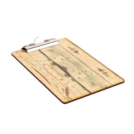 A5 Wood-Effect Menu Clipboard | Olympia