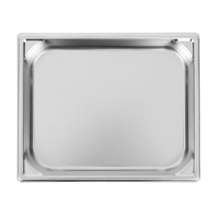 Stainless Steel GN 1/1 Container 40mm with Handle and Lid | Matfer Bourgeat 5