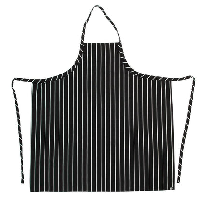Premium Woven Black and White Striped Apron | Chef Works | 99x94 cm 2