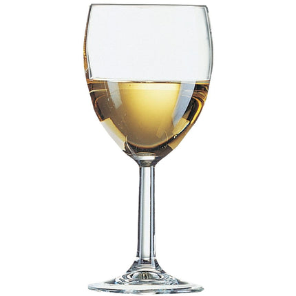 Savoie Grand Vin Wine Glasses 350ml with CE Mark at 250ml | Arcoroc | Set of 48 | Dishwasher Safe