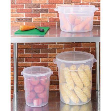 Round Polypropylene Food Storage Container 20L | Vogue 7