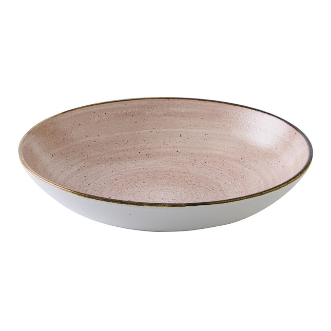 Stonecast Raw Terracotta Evolve Coupe Bowl 24.8cm | Churchill 2