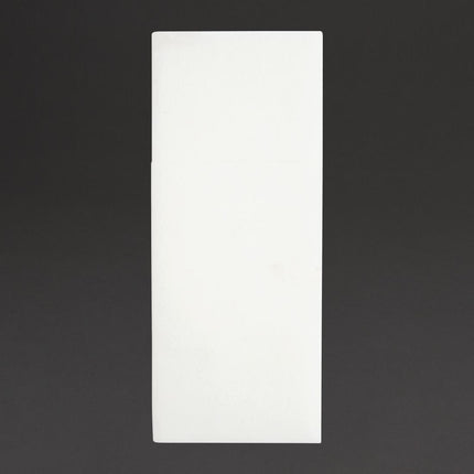 Recyclable Premium Airlaid Pocket Fold Dinner Napkins White 48x40cm | Fiesta (Pack 400)