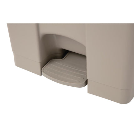 87L Pedal Bin with Airtight Lid | Jantex Beige 4