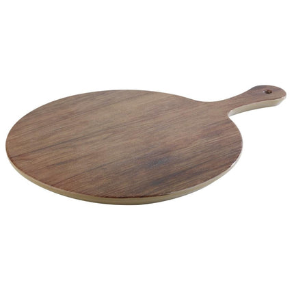 Melamine Serving Board with Oak Effect and Round Handle 300mm | APS