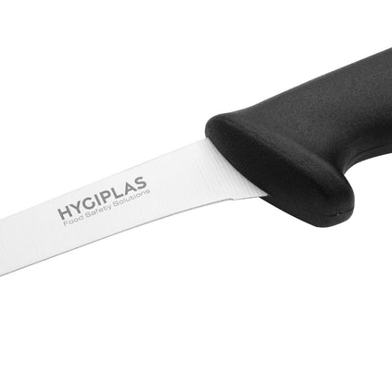 Boning Knife 12.5cm Black Handle | Hygiplas 3