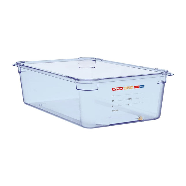 Blue ABS GN 1/1 Food Container 15 cm Deep | Araven