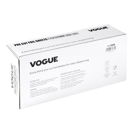 Aluminum Foil Sheets 270x300mm | Vogue | Box of 500 3