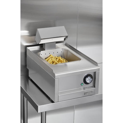 Countertop Chip Scuttle | Buffalo 600 Series | Stainless Steel 9