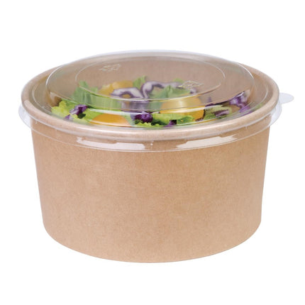 Compostable Round Kraft Salad Bowl 1L | Fiesta 4