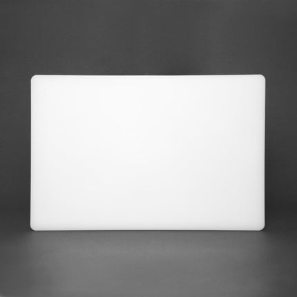 Extra Thick LDPE Cutting Board White 450x300x20mm | Hygiplas 3