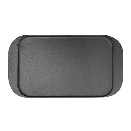 Vogue Double-Sided Cast Iron Grill Plate | Smooth and Ribbed Surfaces 9