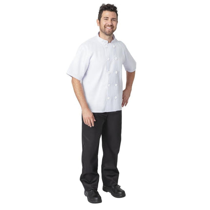 Lightweight White Chef Jacket XXL | Nisbets Essentials 6