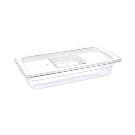 Polycarbonate 1/3 Gastronorm Container 65mm | Vogue | Transparent 2