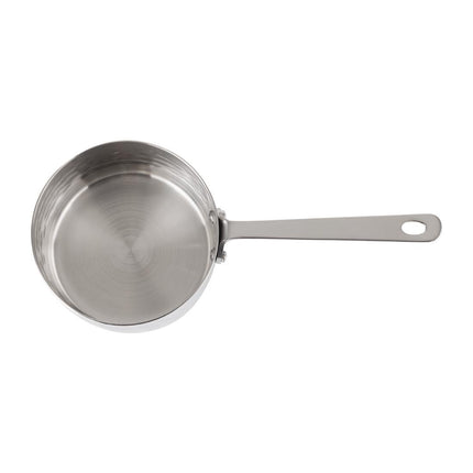 Mini Hammered Steel Table Presentation Saucepan 70mm | Olympia 6
