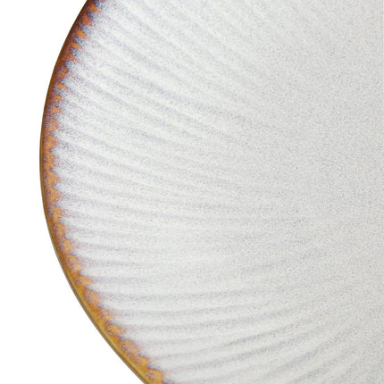 Drift Grey Low Coupe Bowls with Relief 260mm | Olympia | Set of 4 4