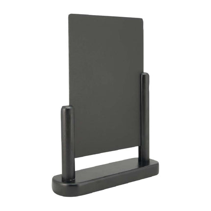 Medium Wooden Table Chalkboard with Black Lacquer Finish | Securit Elegant 3