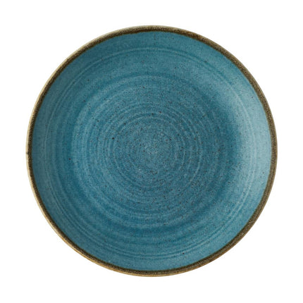 Raw Evolve Teal Plates 165mm | Churchill Stonecast Raw