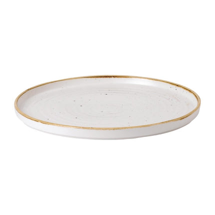 Stonecast Barley White Plate with Raised Edge 27.9cm | Churchill (6 pcs) 2