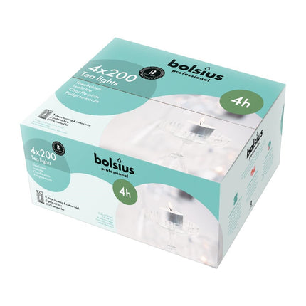 Tea Light Candles 4 Hour Burn Time | Bolsius | 200 Pieces 2