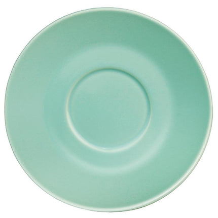 Café Saucers Aqua (12 Pieces) | Olympia