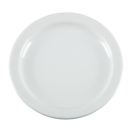 Whiteware Plates with Narrow Rim 15cm | Olympia | Set of 12 7