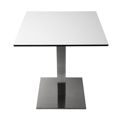Square Stainless Steel Table Leg for Werzalit Plus Tabletops | Bolero 3