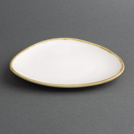 Kiln Chalk White Triangular Plates 165mm | Olympia 4