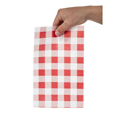 Red Gingham Greaseproof Paper 19x31cm | 200 Sheets 5