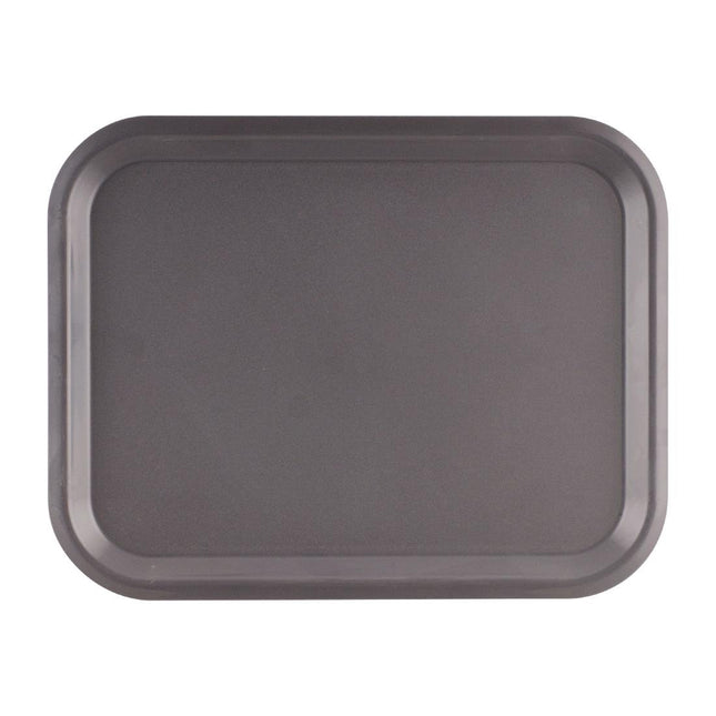 Lightweight Dark Grey ABS Serving Tray 43x33cm | Roltex Nordic