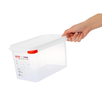 Araven GN 1/4 Food Container with Lid 4.3L 5
