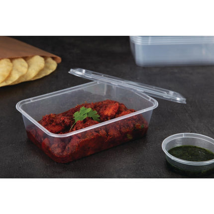 Recyclable Microwaveable Plastic Containers 65cl with Lids | Fiesta | 250 Pieces 9