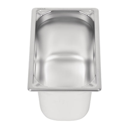 Stainless Steel GN 1/4 Container 150mm Depth | Vogue 2