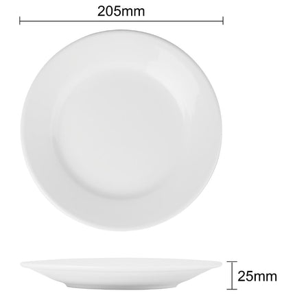 Dinner Plates with Wide Rim | Olympia Athena | 20.2 cm 3