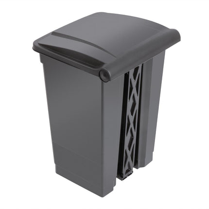Hands-Free Pedal Bin 45L Black | Jantex 3