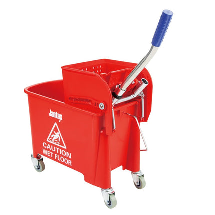 Kentucky Mop Bucket with Wringer 20L | Jantex | Red