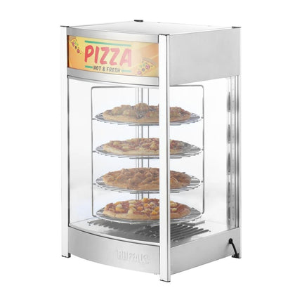 4-Tier Heated Pizza Display | Buffalo 8