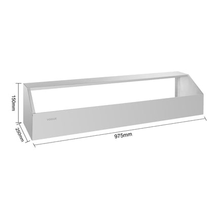 Stainless Steel Long Gastronorm Rack | Vogue 2