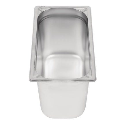 Stainless Steel GN 1/3 Container 200mm Depth | Vogue 2