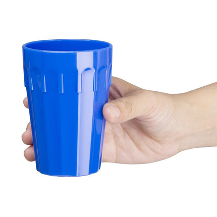 Olympia Kristallon Polycarbonate Tumblers 260 ml Blue | Stackable 3