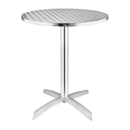 Aluminum Folding Table with Stainless Steel Top 60cm | Bolero