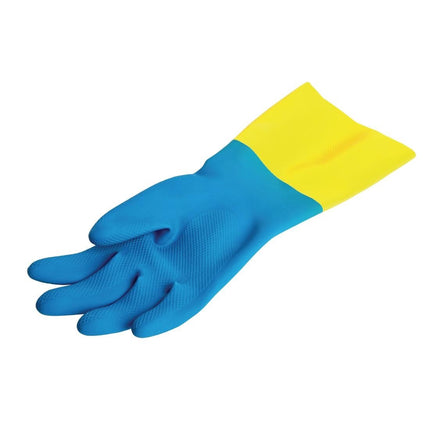 Waterproof Heavy-Duty Work Gloves Blue and Yellow | MAPA Alto 405 | XL 4